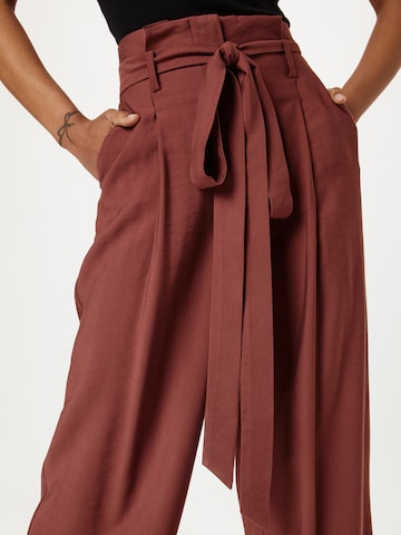 ABOUT YOU Wide leg Pants 'Marlena' in Brown