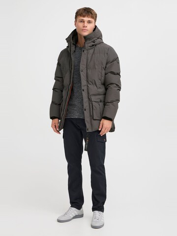 INDICODE JEANS - Casaco de inverno 'Sticks' em cinzento
