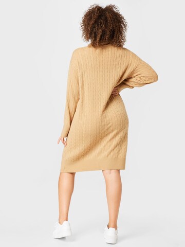 Tommy Hilfiger Curve Knitted dress in Beige