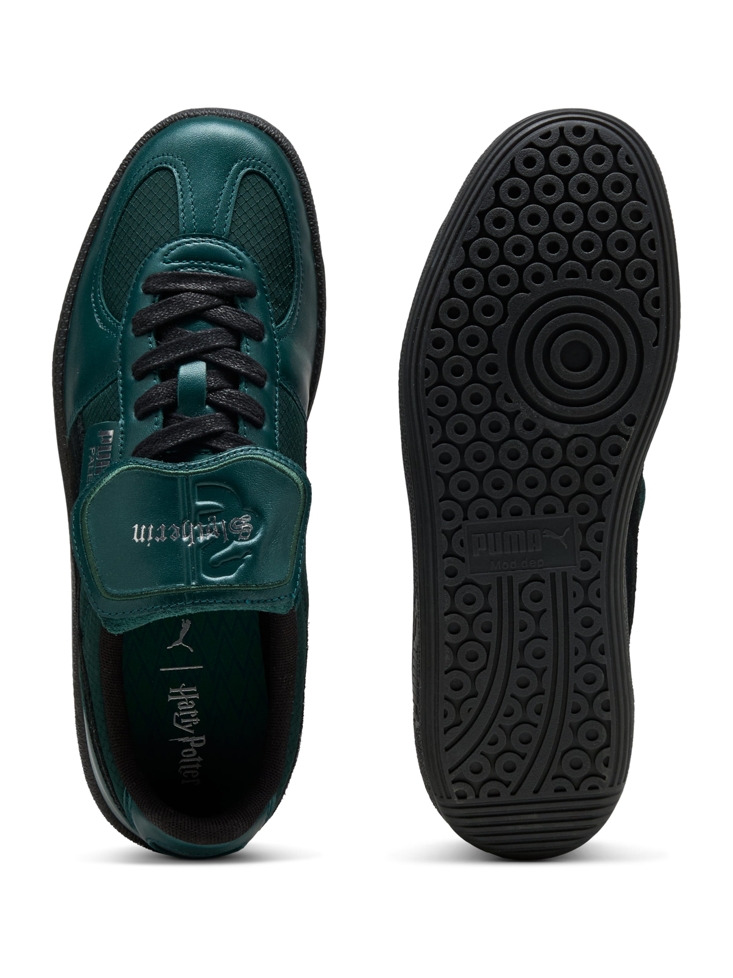 PUMA Σνίκερ χαμηλό 'Palermo 2 HARRY POTTER' σε πράσινο