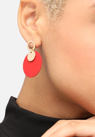Boucles d'oreilles ' Flossie ' SOHI en rouge : devant