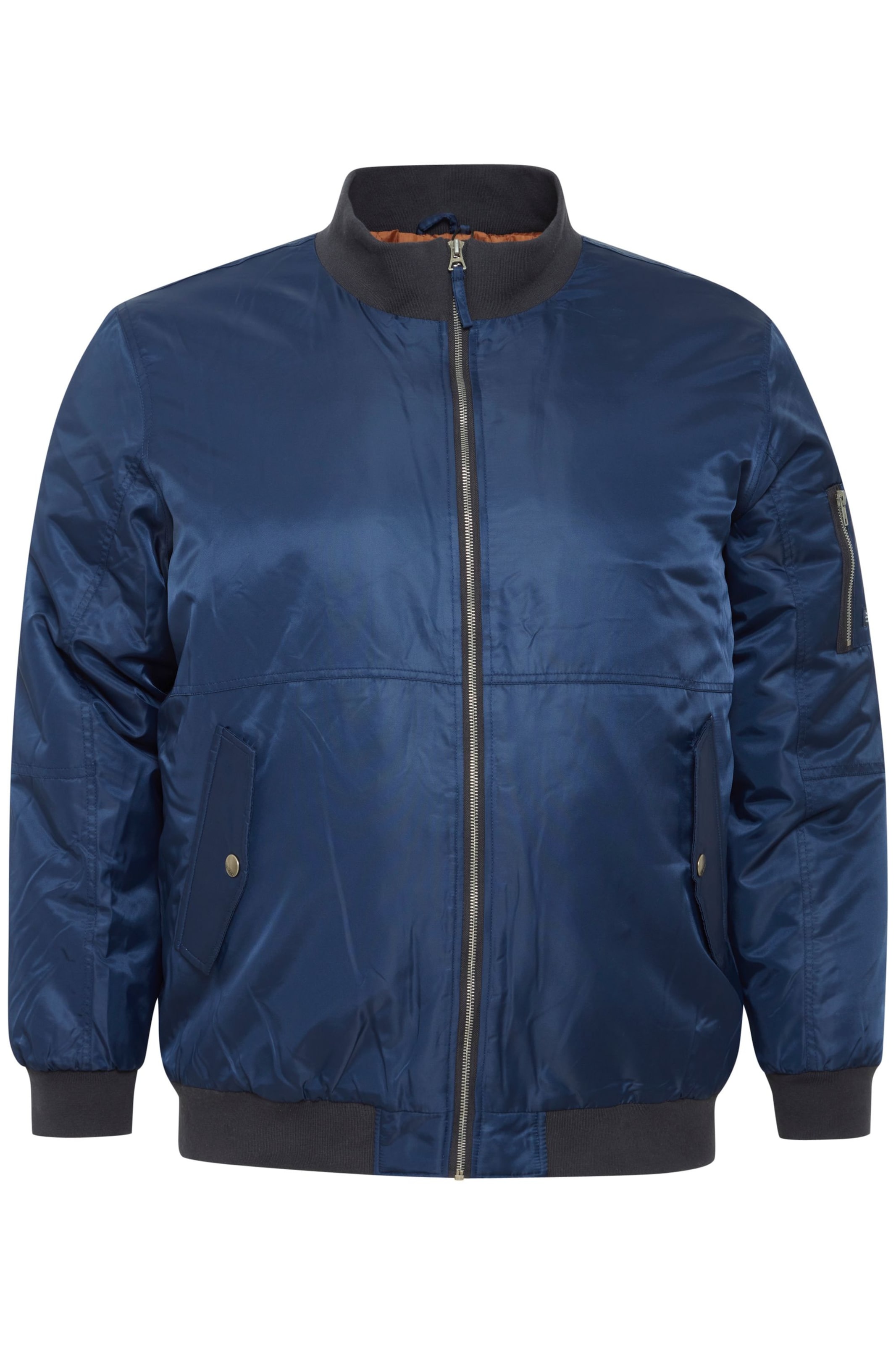 BLEND - Casaco meia-estação em azul: frente