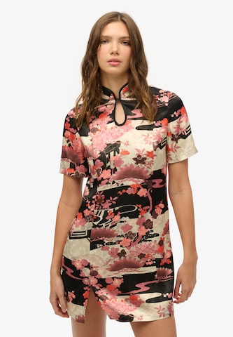 Superdry Jurk in Roze: voorkant