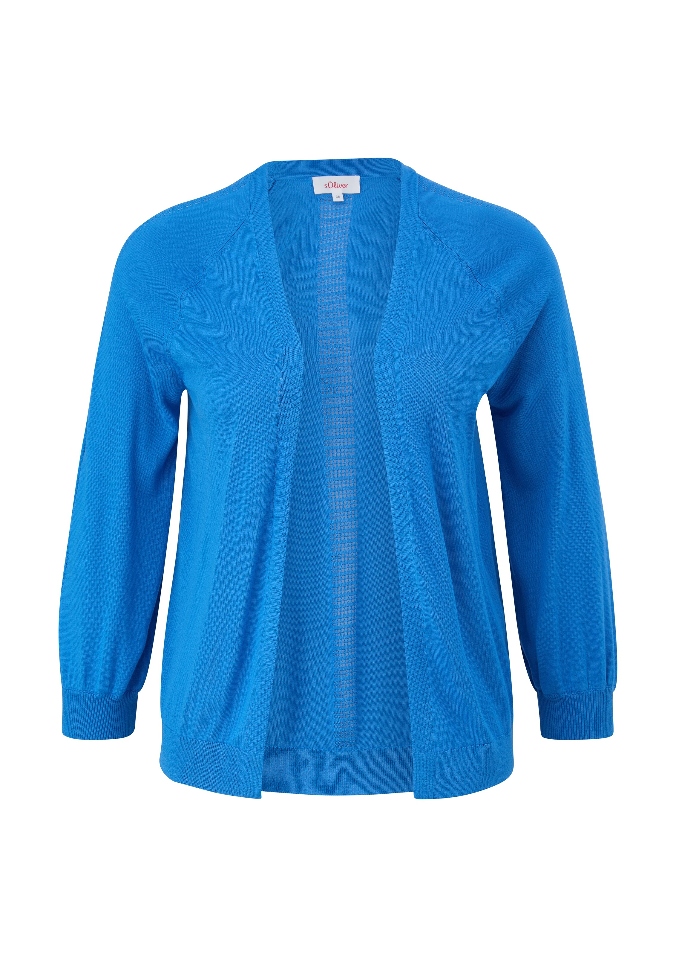 s.Oliver Knit cardigan in Blue: front