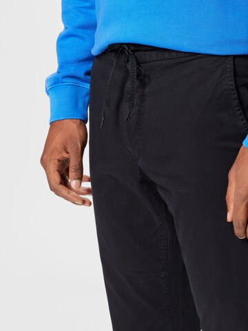 HUGO Tapered Trousers 'Davidon' in Black