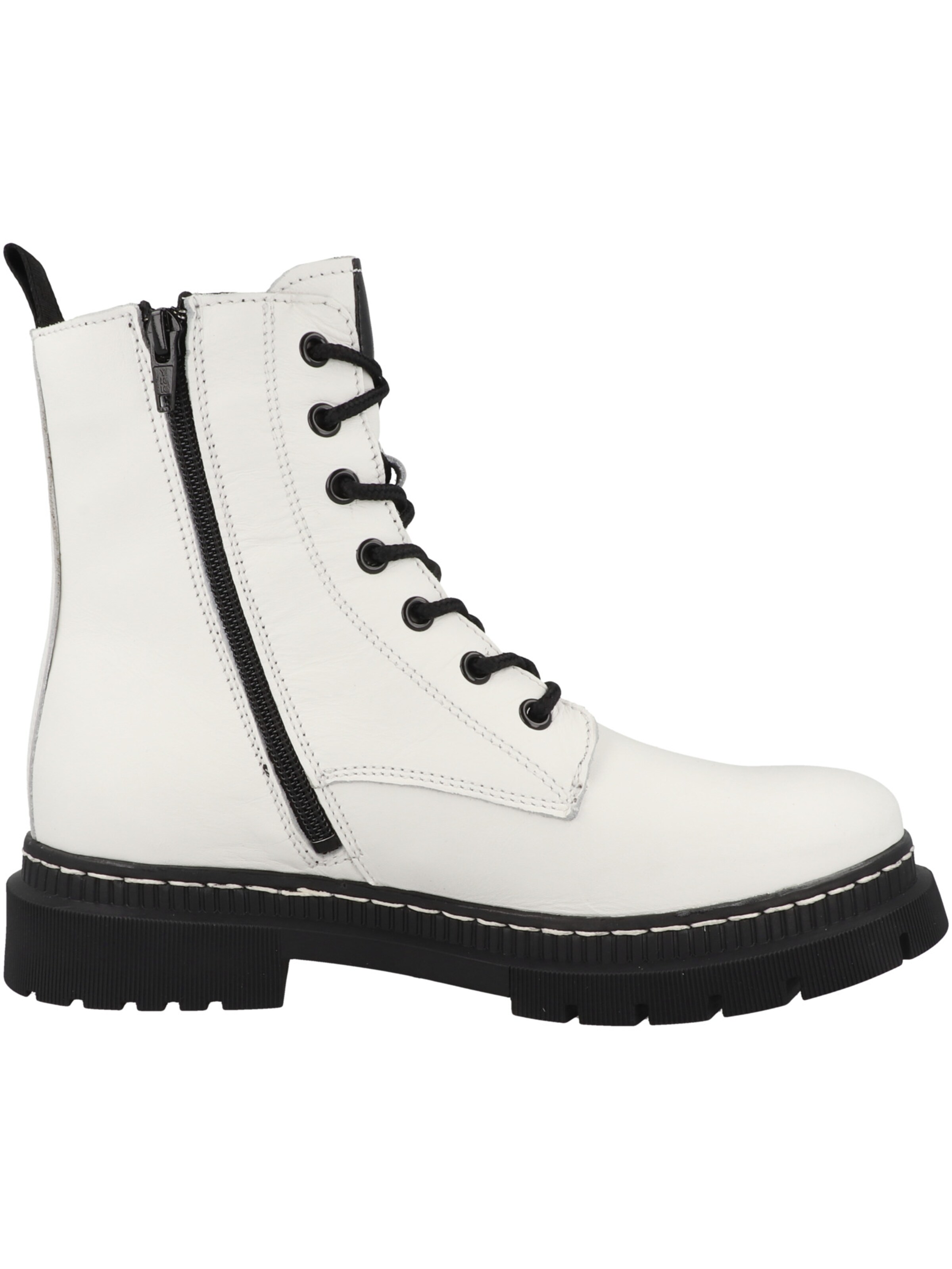 Tamaris Lace-up bootie in White