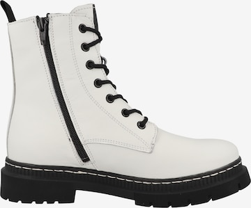 TAMARIS - Botines con cordones en blanco