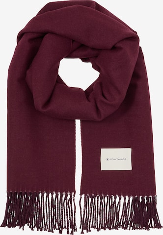 TOM TAILOR Schal in Rot: Vorderseite