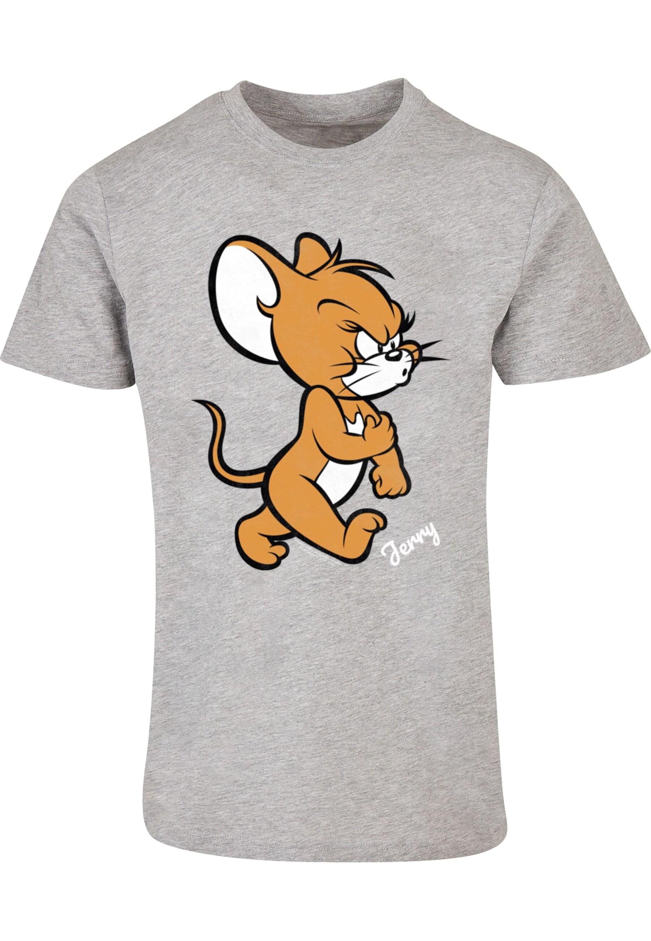 T-Shirt 'Tom & Jerry - Angry Mouse' ABSOLUTE CULT en gris : devant