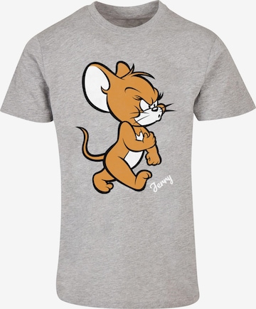 ABSOLUTE CULT Shirt 'Tom & Jerry - Angry Mouse' in Grey: front