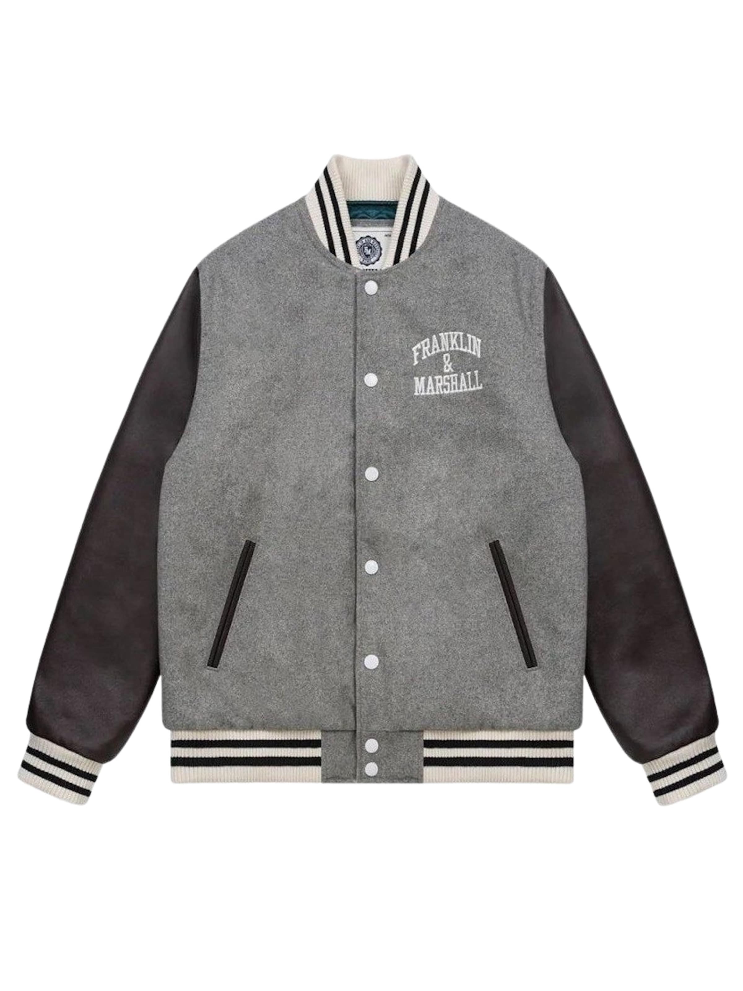 FRANKLIN & MARSHALL Tussenjas in Grijs: voorkant