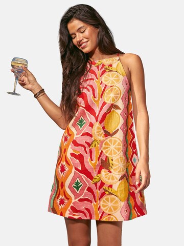 Friends Like These Letnia sukienka w kolorze różowy: przód