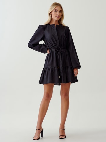Tussah Dress 'SABINA' in Black