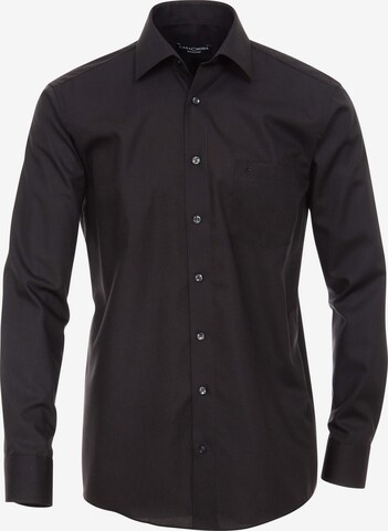 CASAMODA Overhemd in Zwart: voorkant