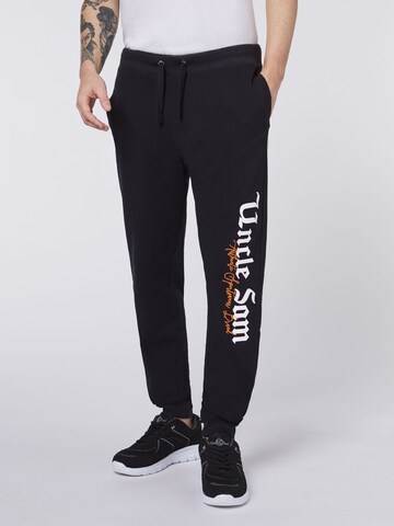 UNCLE SAM Tapered Pants in Black