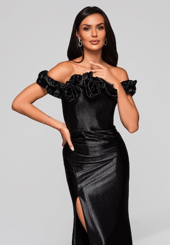 Ombre Avondjurk 'Dorotea' in Zwart