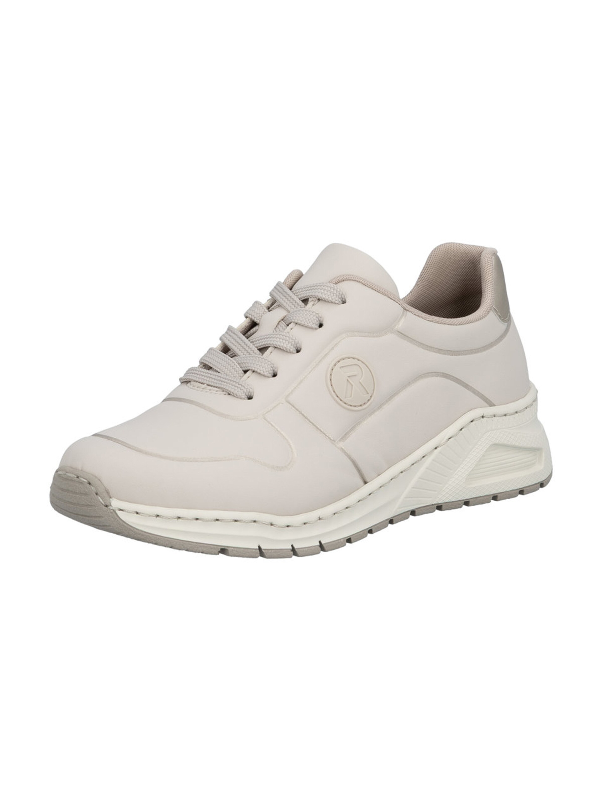 Sneaker bassa di Rieker in beige: frontale