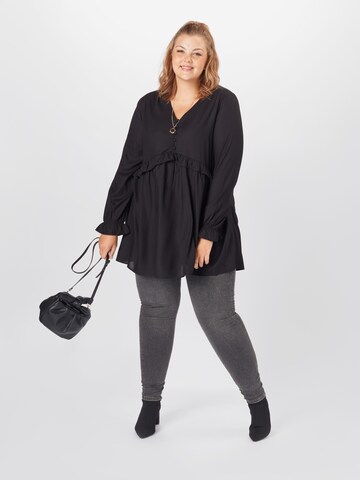 Bluză 'Gunna' de la Vero Moda Curve pe negru