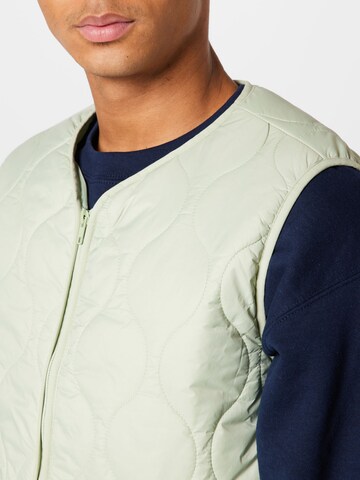 BURTON MENSWEAR LONDON Bodywarmer 'Onion' in Groen