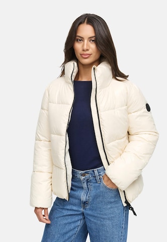 Veste d’hiver 'Hazalee 16' MARIKOO en beige : devant