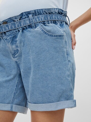 Regular Jeans 'New Barka' de la MAMALICIOUS pe albastru