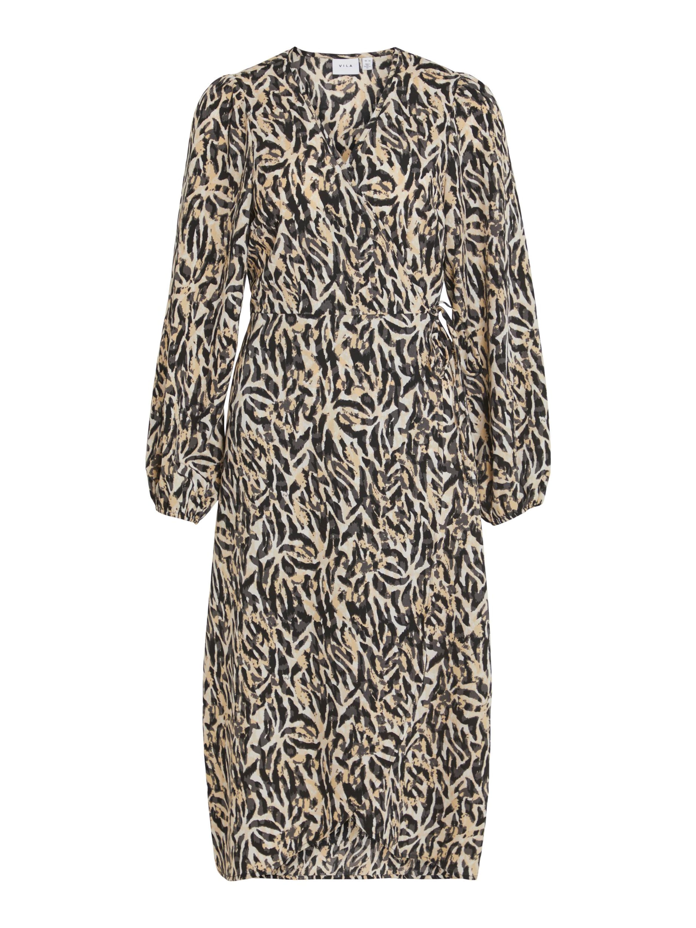 VILA Obleka 'LOUISA' | bež barva: sprednja stran