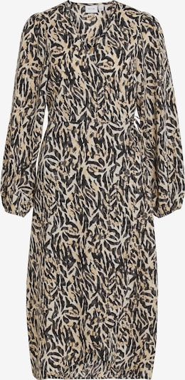 VILA Φόρεμα 'LOUISA' σε ανοικτό μπεζ / σκούρο γκρι / μαύρο / λευκό, Άποψη προϊόντος