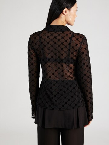 Oval Square Blouse 'Fierce' in Black