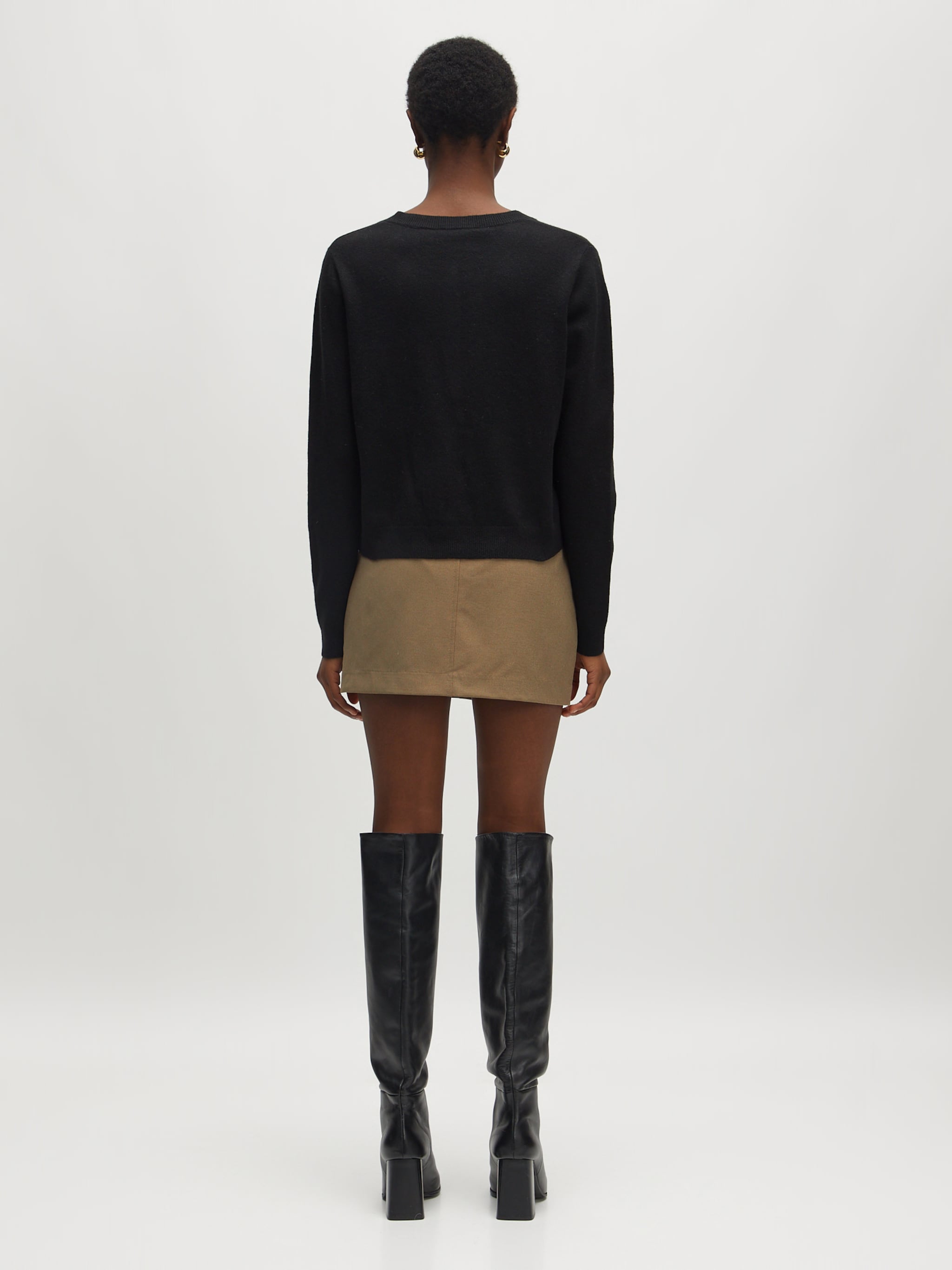 EDITED Produkte Strickjacke 'Ubalda' schwarz
