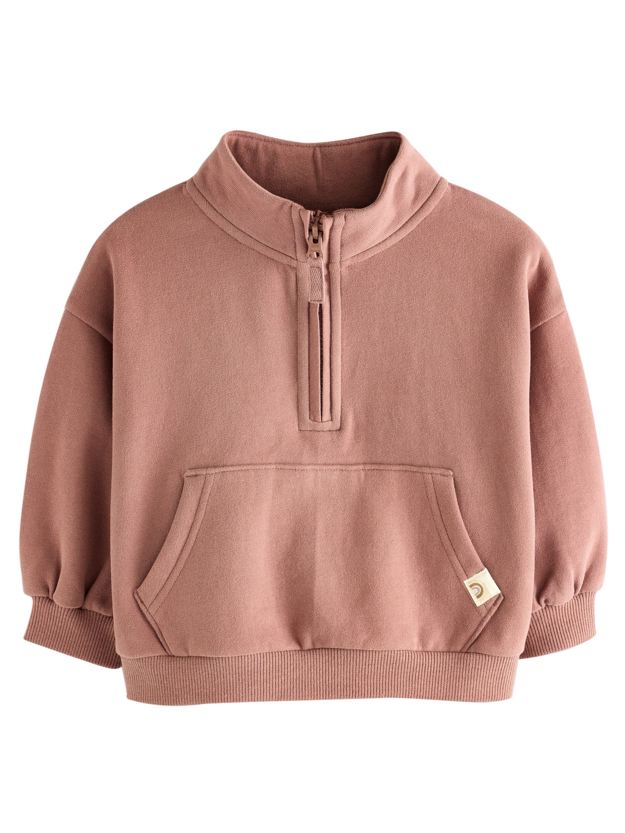 Next Mikina – hnědá: přední strana