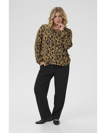 Camicia da donna 'KCami' di KAFFE CURVE in marrone