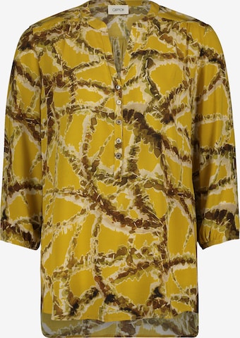 Cartoon Blouse in Geel: voorkant