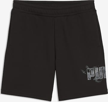 PUMA Regular Shorts 'Essentials' in Schwarz: Vorderseite