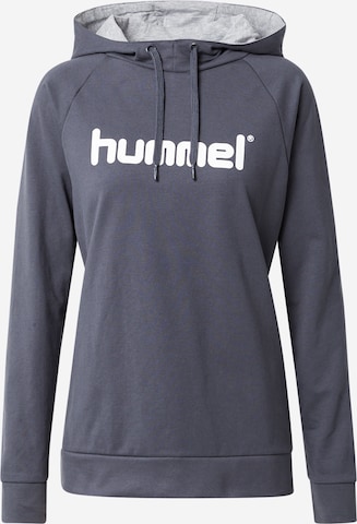 Hummel Αθλητική μπλούζα φούτερ σε γκρι: μπροστά
