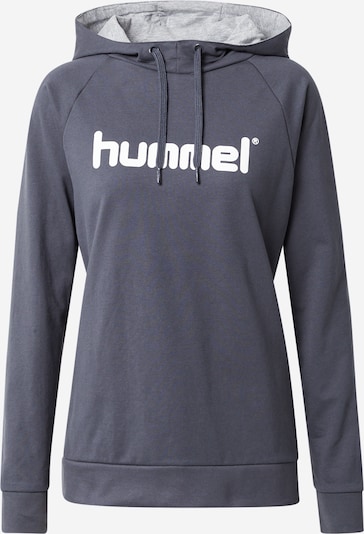 Hummel Sportsweatshirt in anthrazit / weiß, Produktansicht