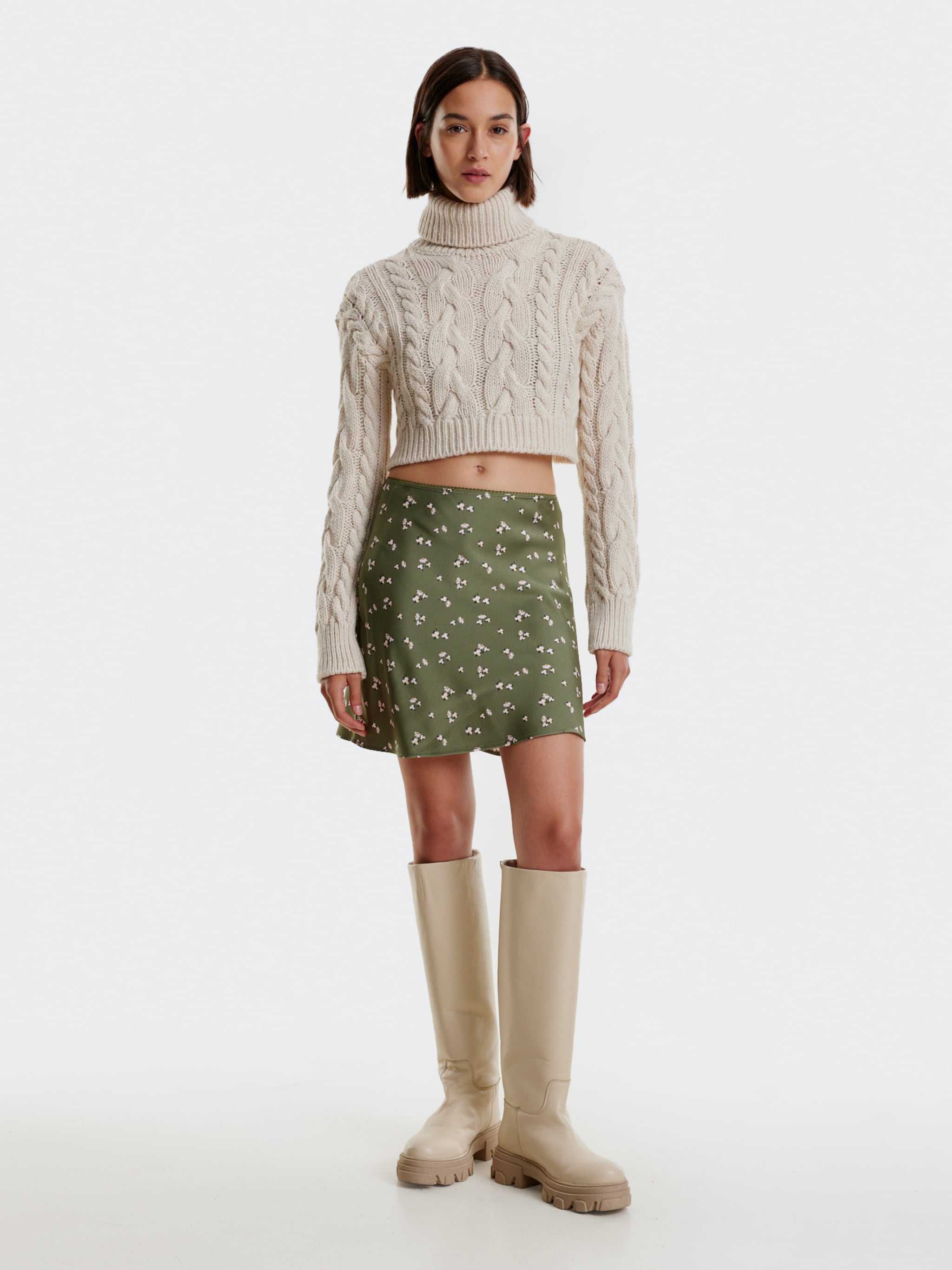 EDITED Produits Jupe 'Danna' kaki