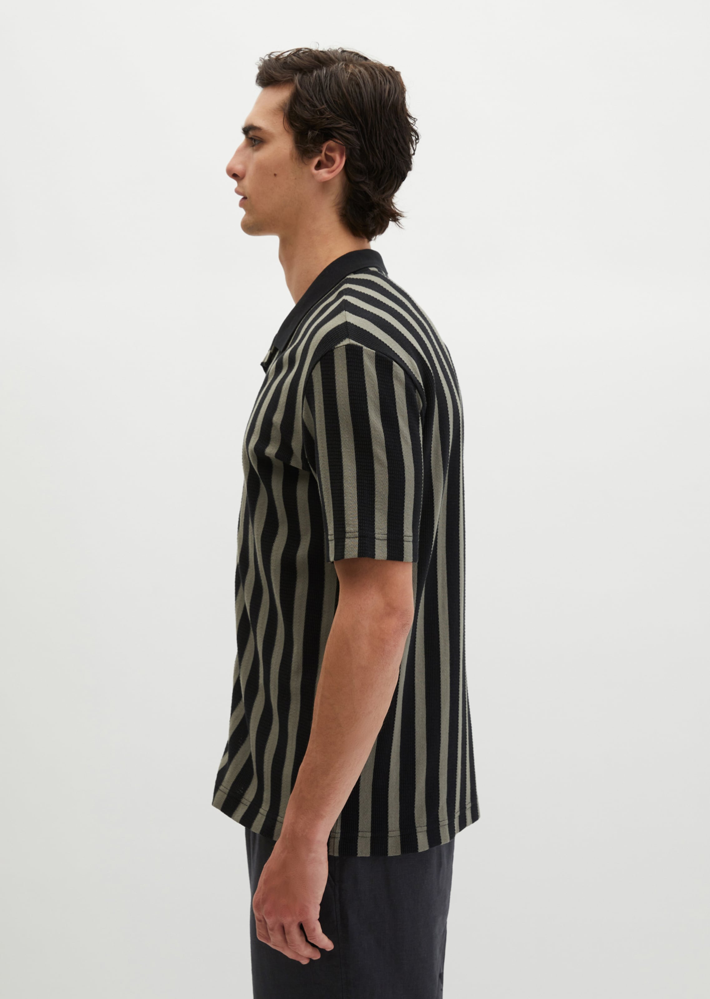 Marc O'Polo Regular fit Overhemd in Zwart