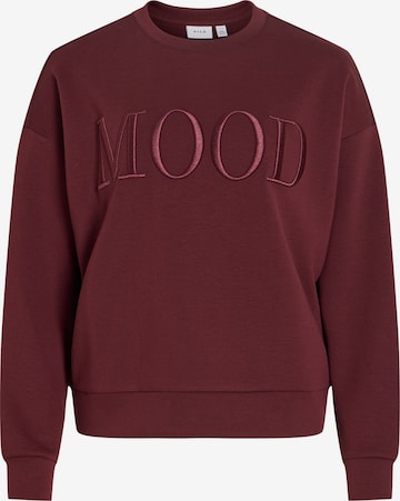VILA - Sudadera 'VIReflect Mood' en marrón: frente