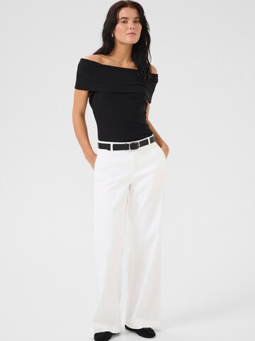 Wide Leg Pantalon My Essential Wardrobe en blanc
