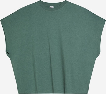 BershkaMajica - zelena boja: prednji dio