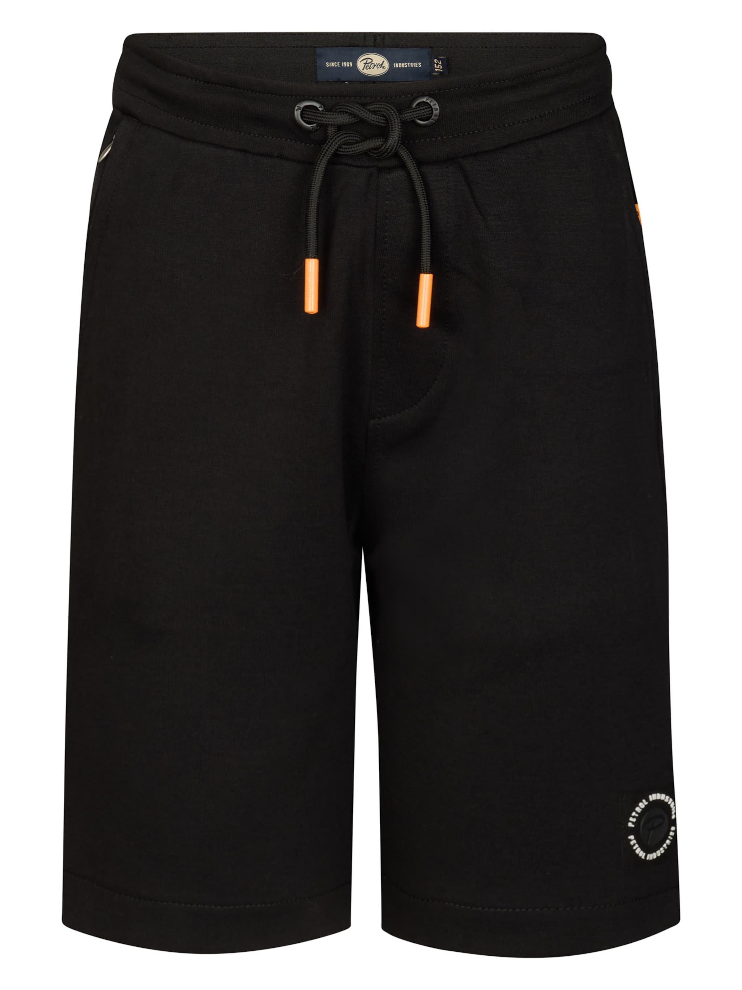 Petrol Industries Trousers in Black: front