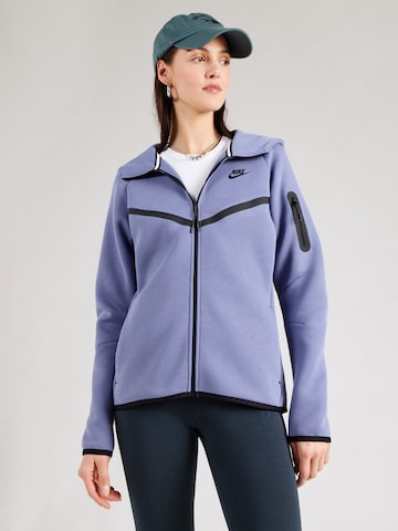 Nike Sportswear Sweatjacke 'TECH FLEECE 2' in Blau: Vorderseite