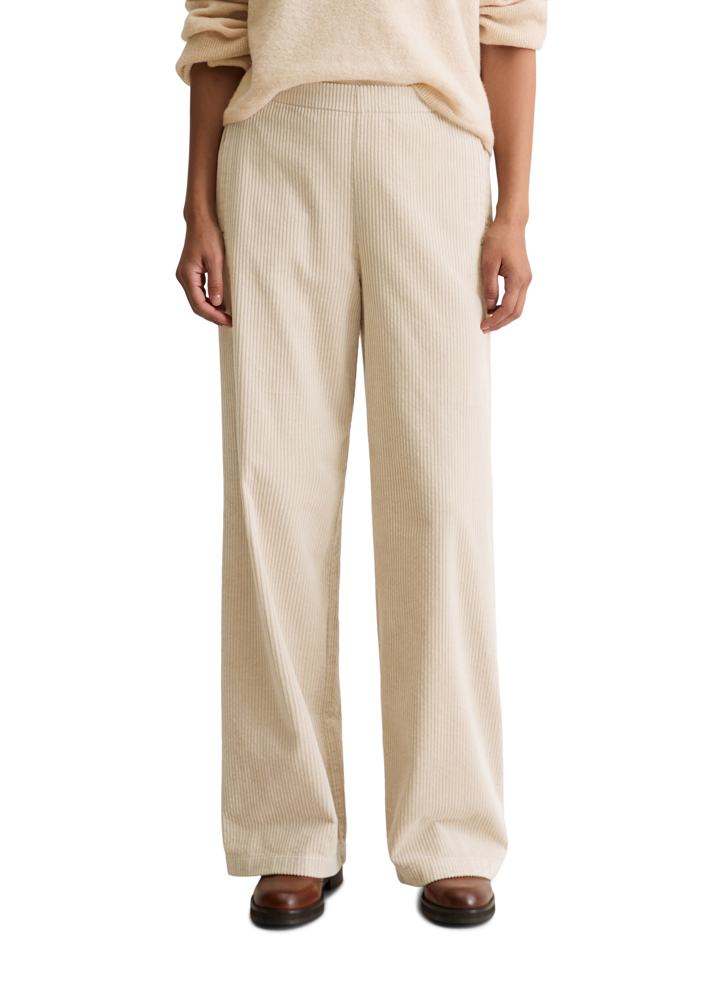 Marc O'Polo Regular Broek in Beige: voorkant