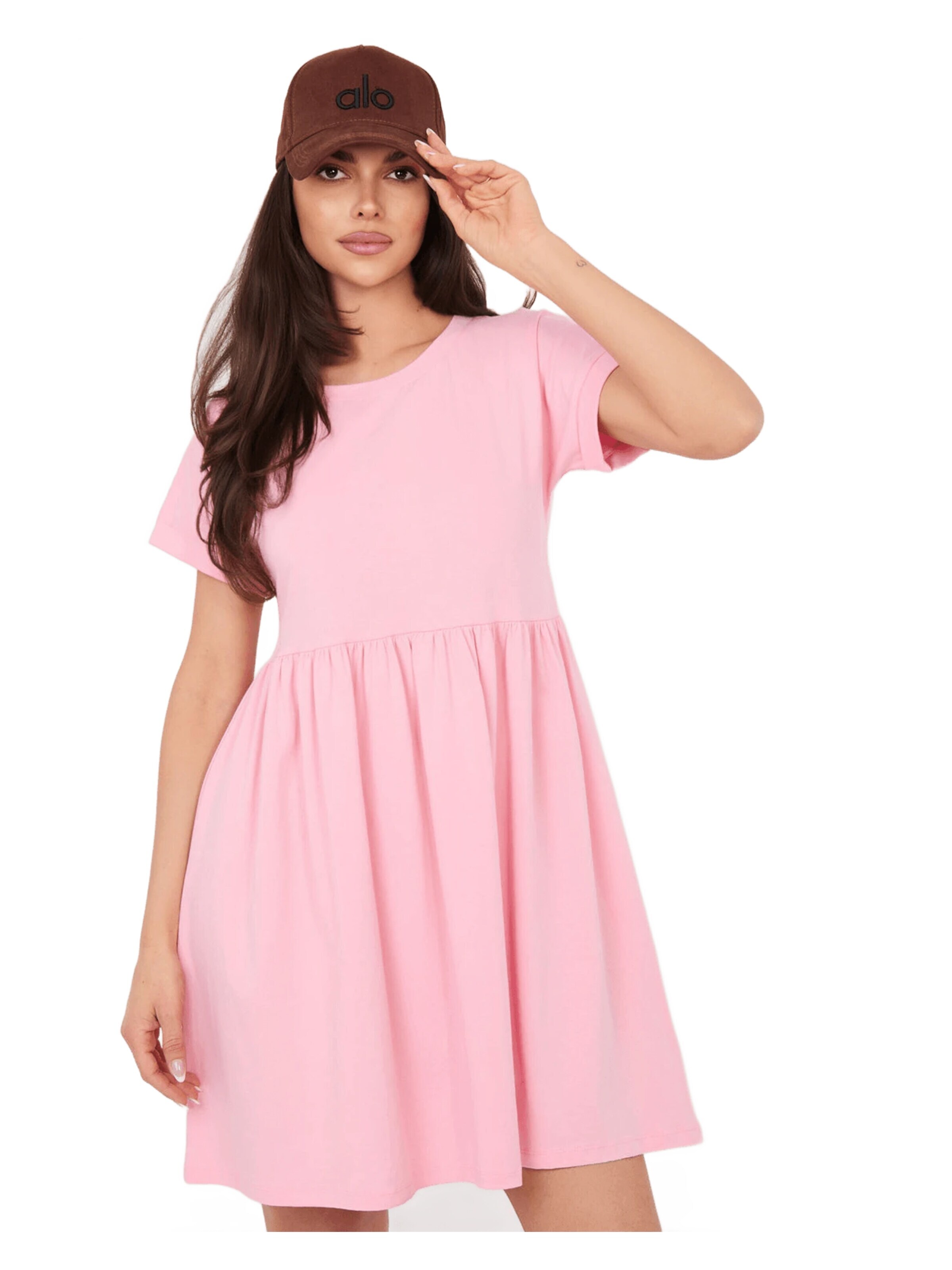 amorubi.com Dress in Pink: front