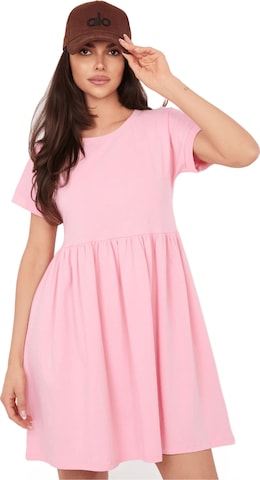 amorubi.com Dress in Pink: front