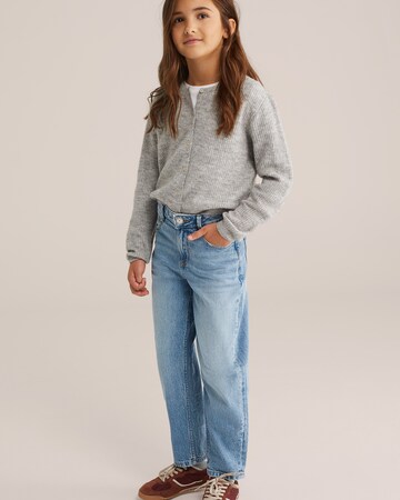 WE Fashion Knit cardigan in Grey