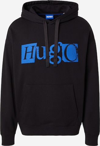 HUGO Collegepaita 'Nildi' värissä musta: etupuoli