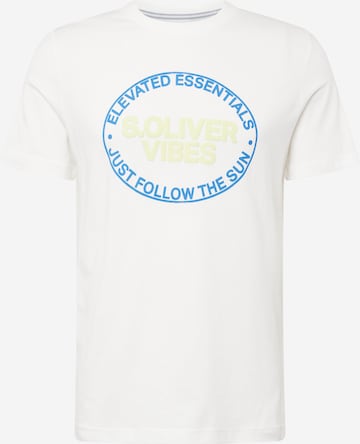 s.Oliver T-Shirt in Weiß: predná strana