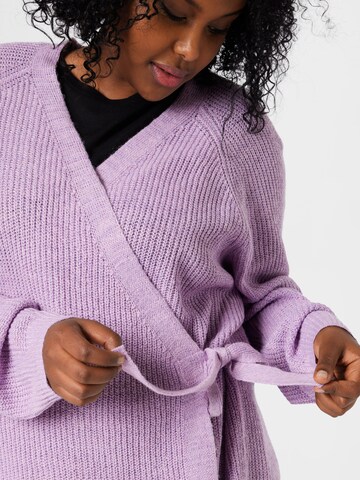 Cardigan 'Sabina' Zizzi en violet