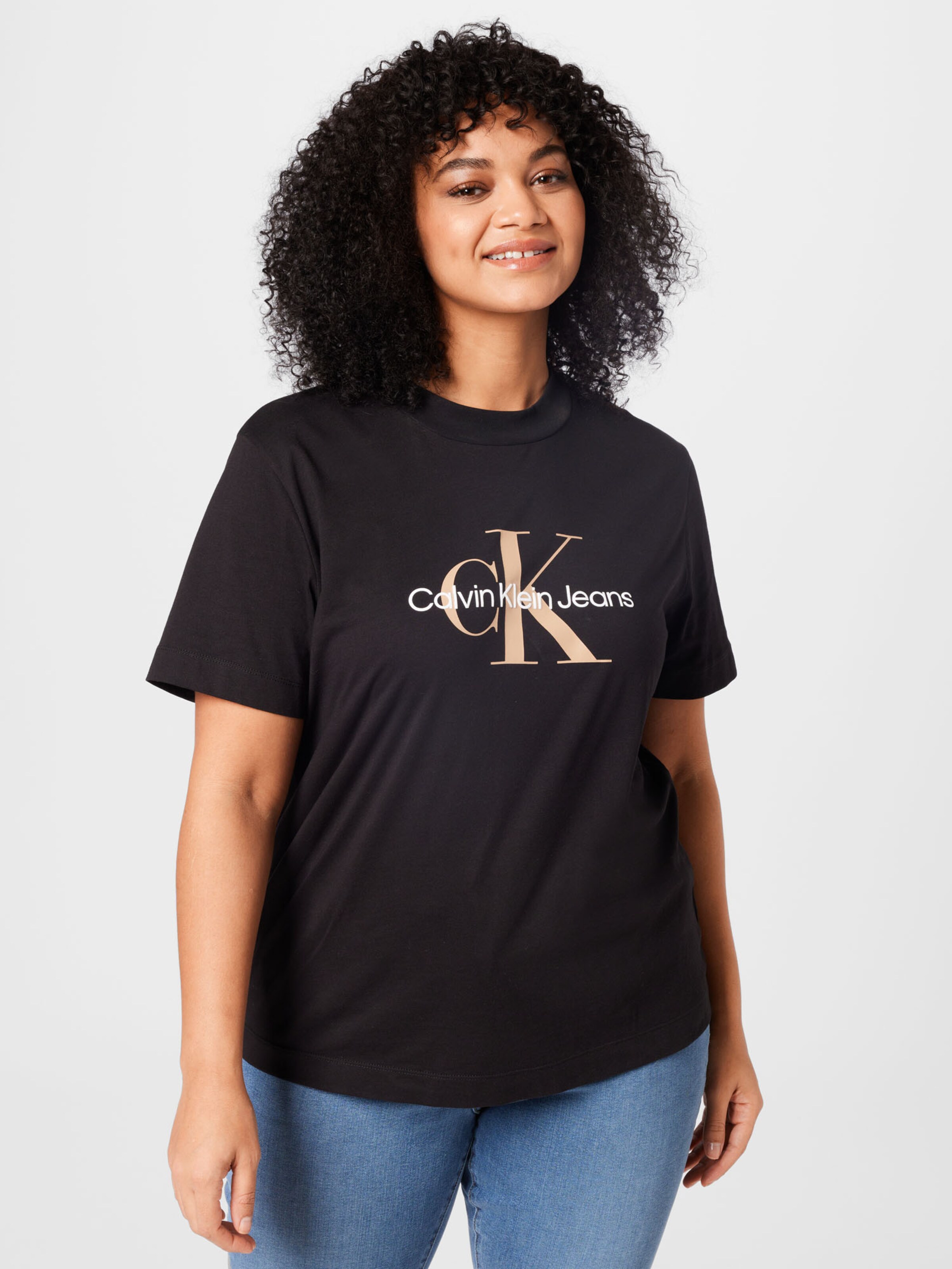 Calvin Klein Jeans Curve Shirt in Black 